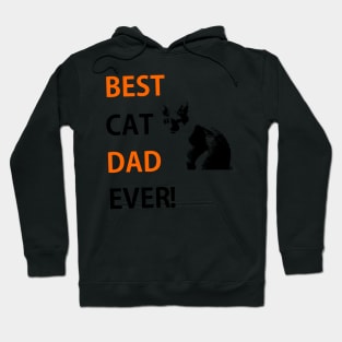 Best Cat Dad Ever Shirt, Cat Dad, Fathers Shirt, Personalized gift For Dad or Papa, for Father's Day Hoodie